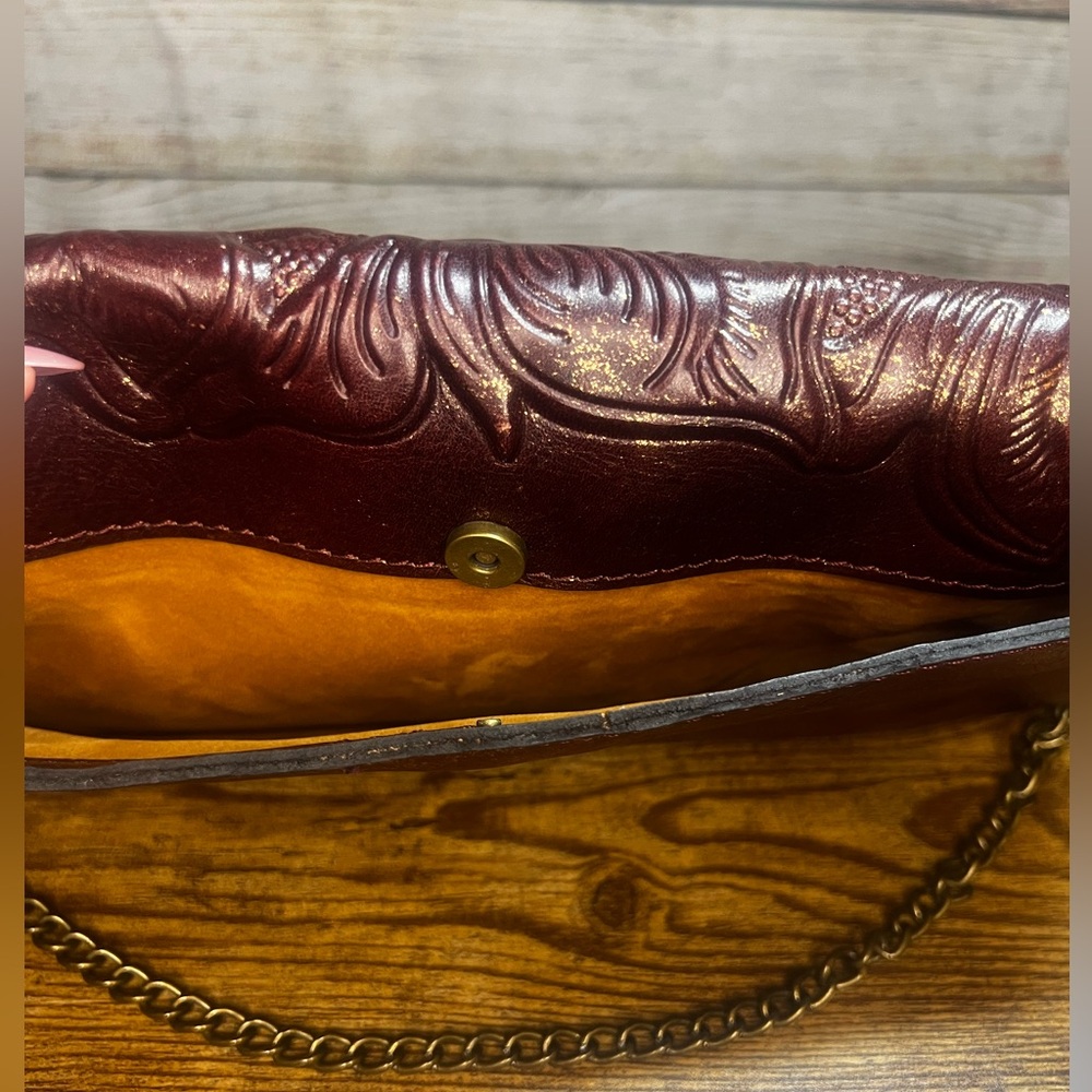 Patricia Nash - Two Way Leather Handbag - Picture 6 of 8